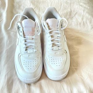 Nike Air Force 1 Shadow - ALL WHITE - Very good condition!